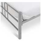 Argos Home single metal bed frame in silver - British product
