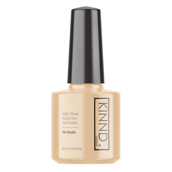 Kinnd London quick dry nail polish Go Nude 8ml, imported from the UK