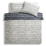 Habitat Scandi Blue Bedding Set King size, UK version