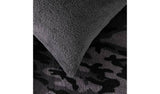 Argos Home grey camo fleece bedding set single, imported from the UK