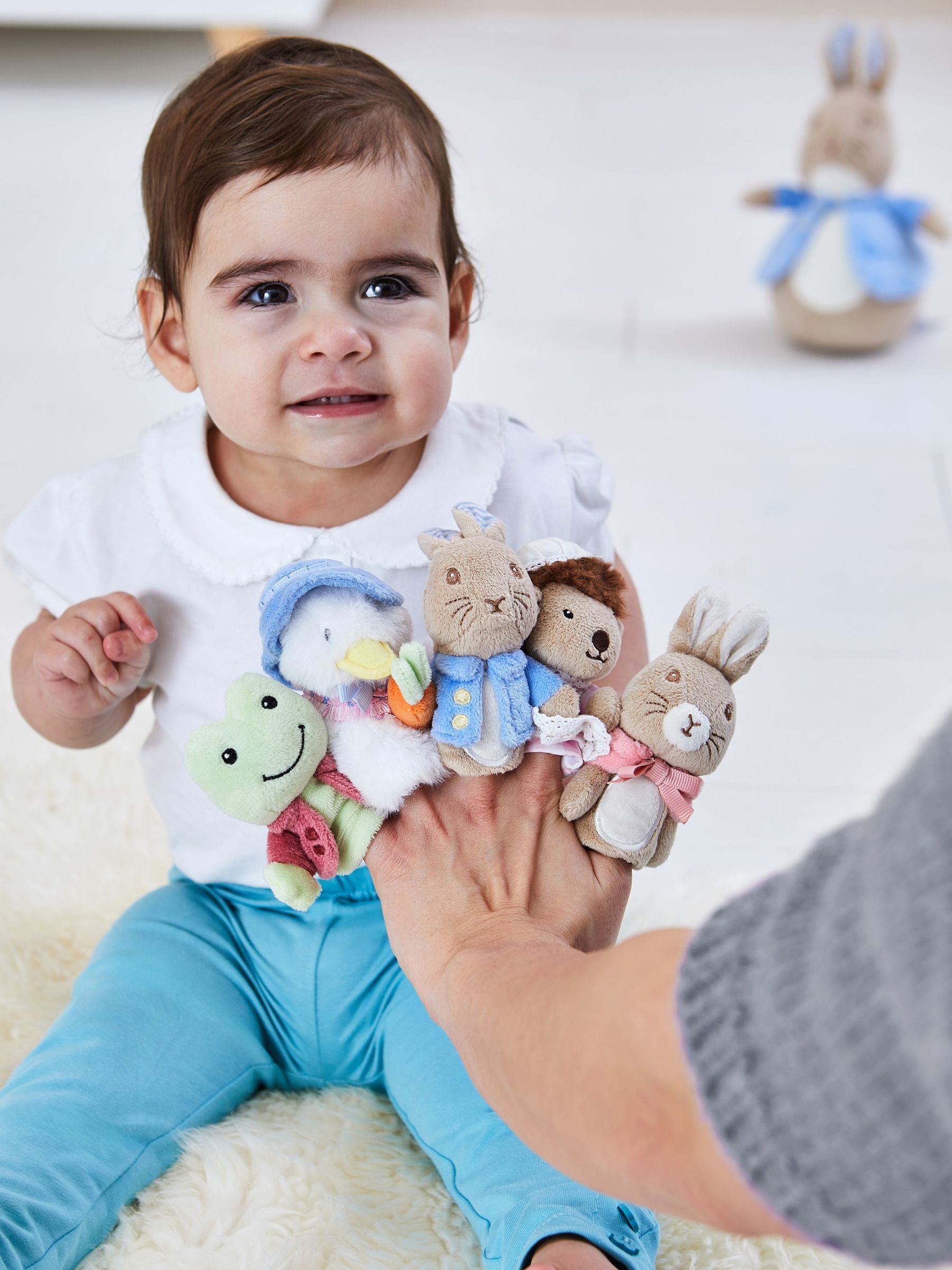 JoJo Maman Bébé Peter Rabbit finger puppets 5-pack - British product