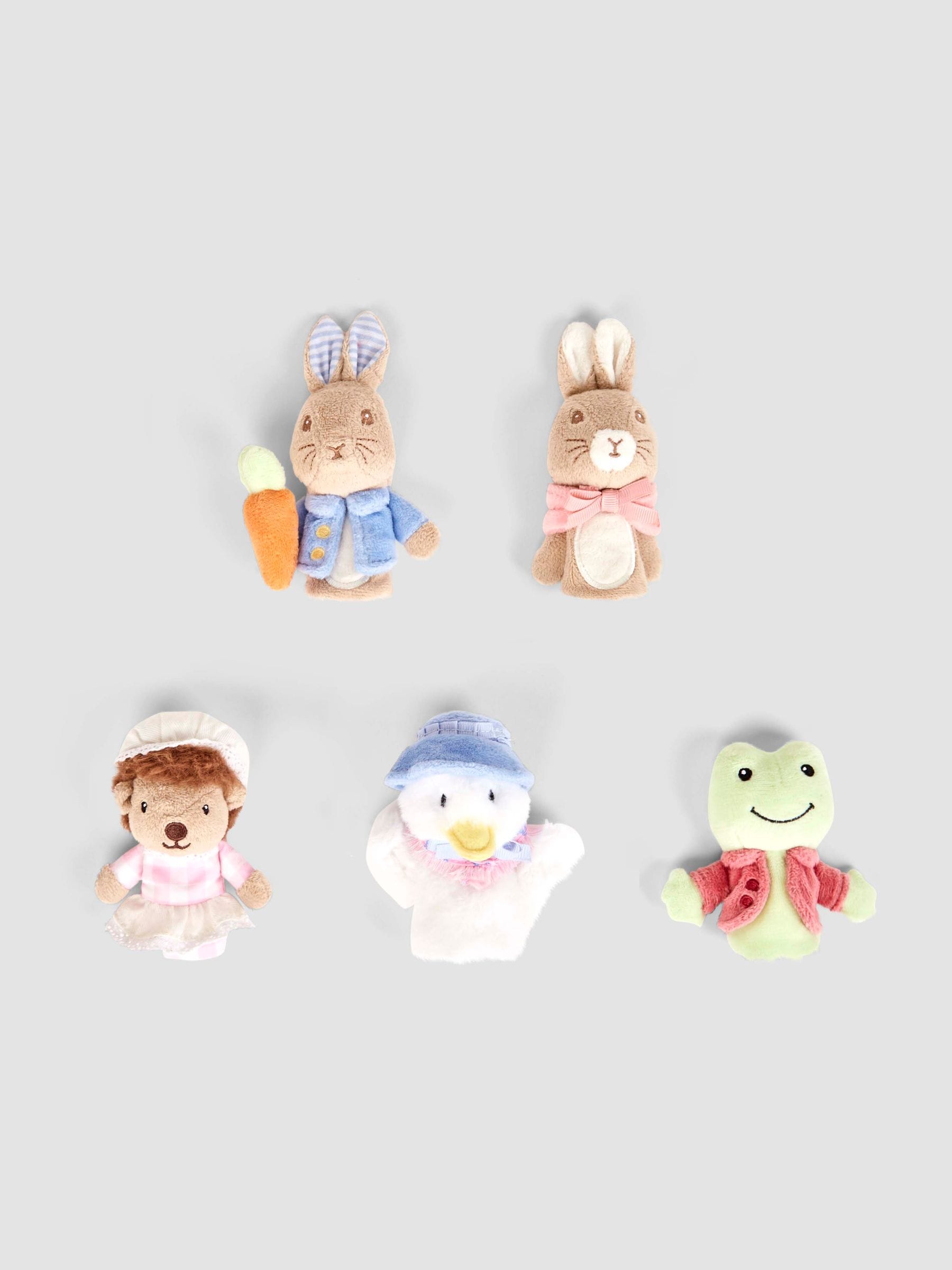 JoJo Maman Bébé Peter Rabbit finger puppets 5-pack - British product