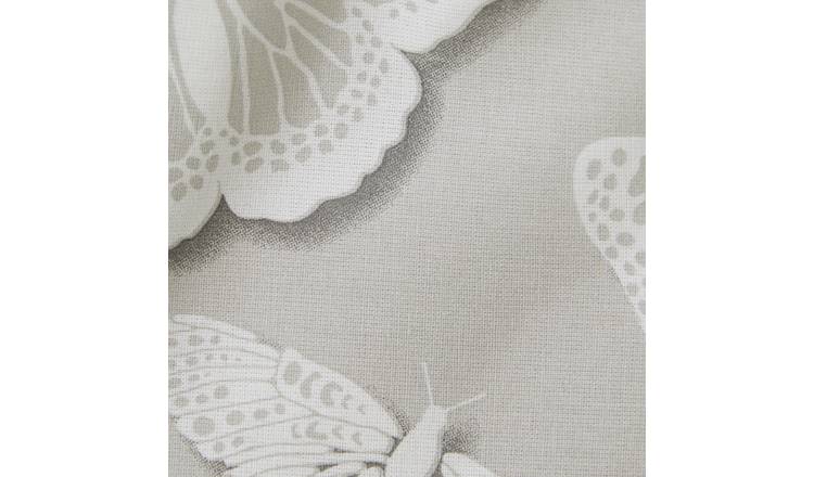 Argos Home Shadow Butterflies grey duvet cover set Double - British product