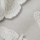 Argos Home Shadow Butterflies grey duvet cover set Double - British product