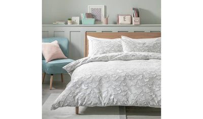 Argos Argos Home Shadow Butterflies Grey Duvet Cover Set Double- Buy online at McGrocer