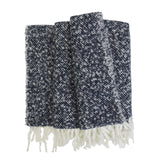 Habitat faux mohair throw navy 125x150cm, UK version