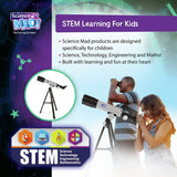 Science Mad 50mm telescope with tripod - British product