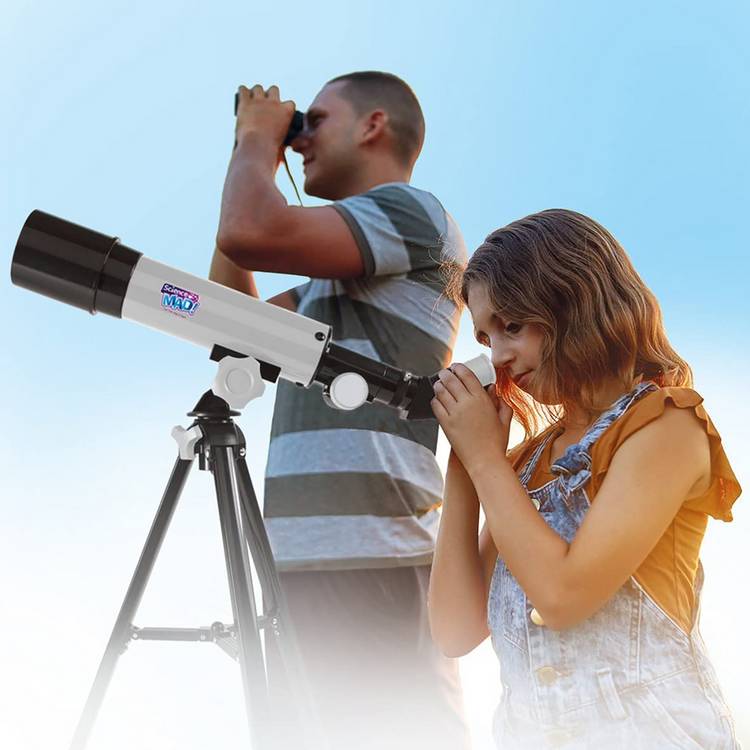 Science Mad 50mm telescope with tripod - British product