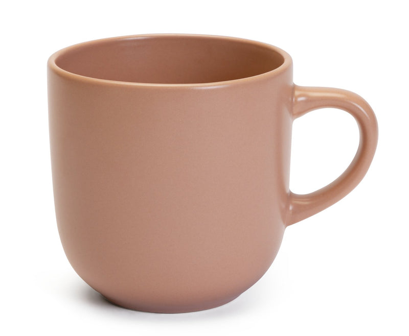 Habitat matte pink stoneware mugs set of 4 420ml, UK version