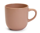 Habitat matte pink stoneware mugs set of 4 420ml, UK version
