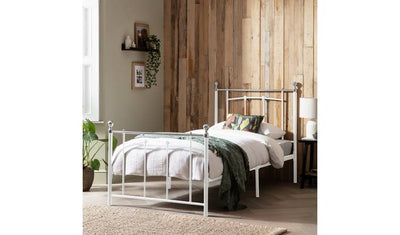 Argos Home Yani Single Metal Bed Frame White