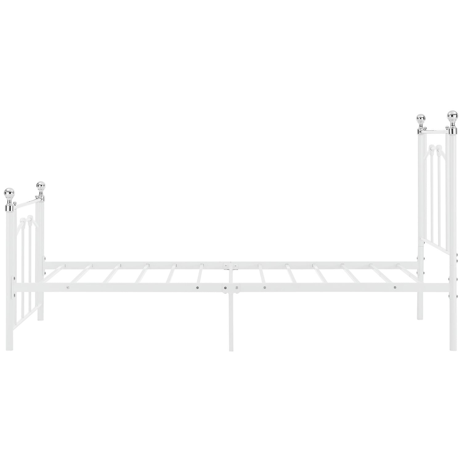 Argos Home single metal bed frame in white - British product
