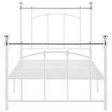 Argos Home single metal bed frame in white - British product