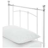 Argos Home single metal bed frame in white - British product