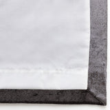 Argos Home black velvet eyelet curtains 117x183cm - British product