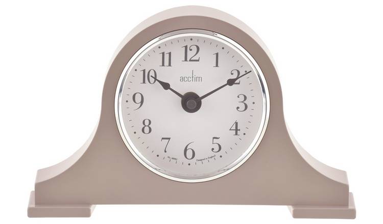 Acctim Harston Mantel Clock in Taupe - British product