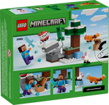LEGO Steve's Taiga Adventure building set, UK version