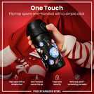 Ion8 Space Black water bottle 400ml, UK version