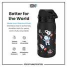Ion8 Space Black water bottle 400ml, UK version