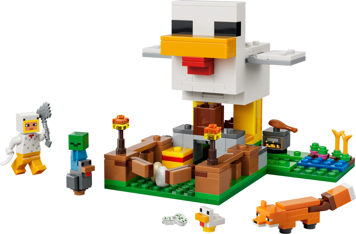 LEGO Minecraft Chicken Farm building set 233 pieces - British product