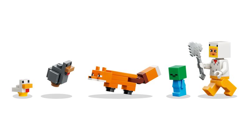 LEGO Minecraft Chicken Farm building set 233 pieces - British product