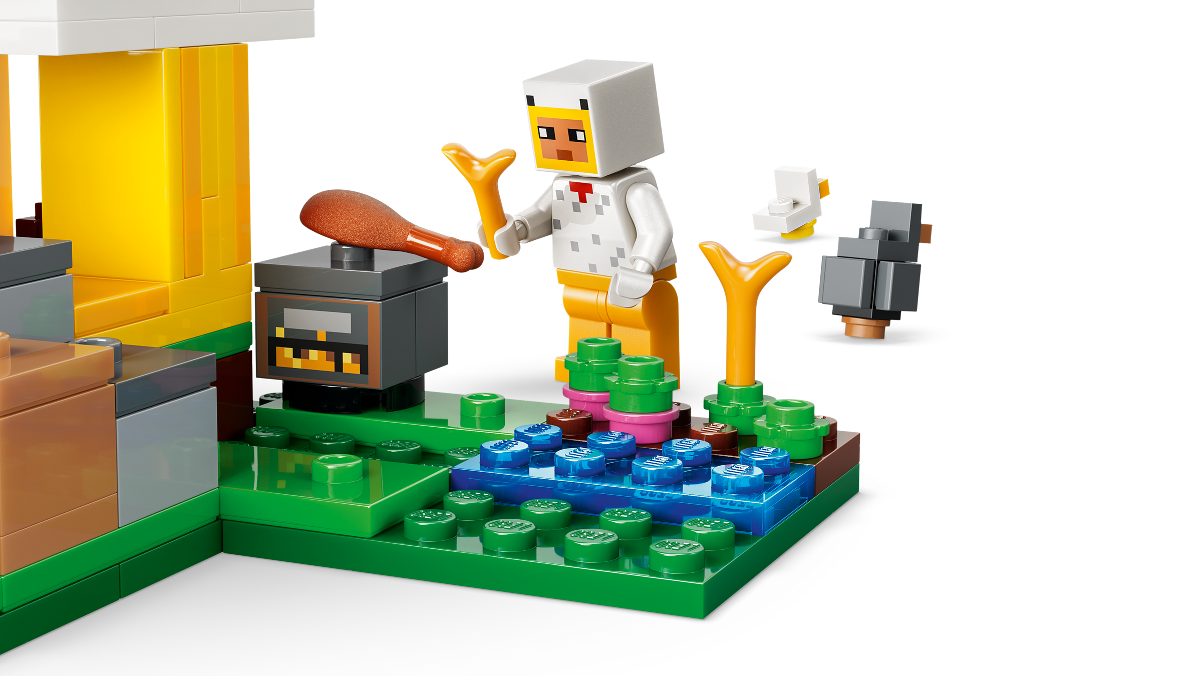 LEGO Minecraft Chicken Farm building set 233 pieces - British product