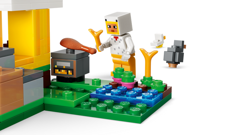 LEGO Minecraft Chicken Farm building set 233 pieces - British product