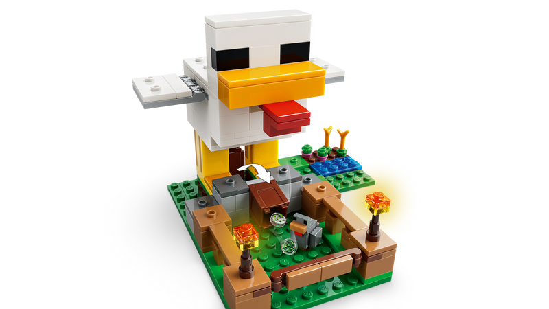 LEGO Minecraft Chicken Farm building set 233 pieces - British product
