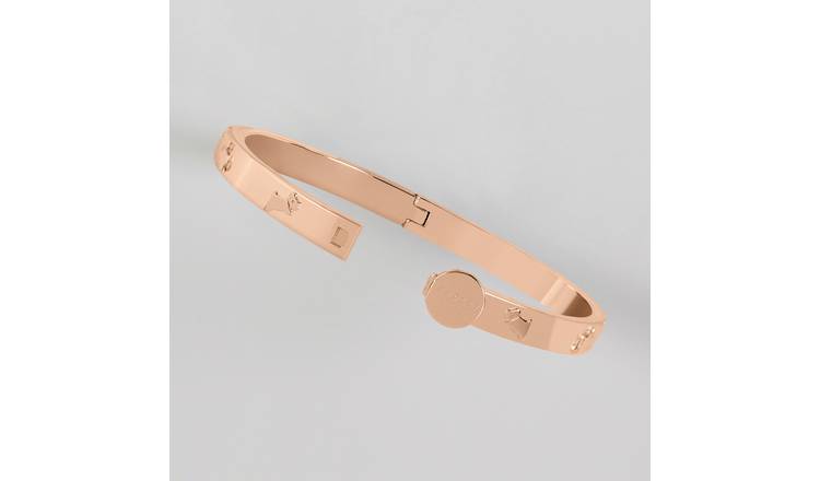 Radley rose gold plated jumping dog bangle (British brand)