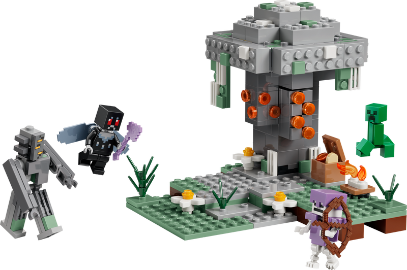 LEGO Minecraft The Pale Garden building set 243 pieces - British product