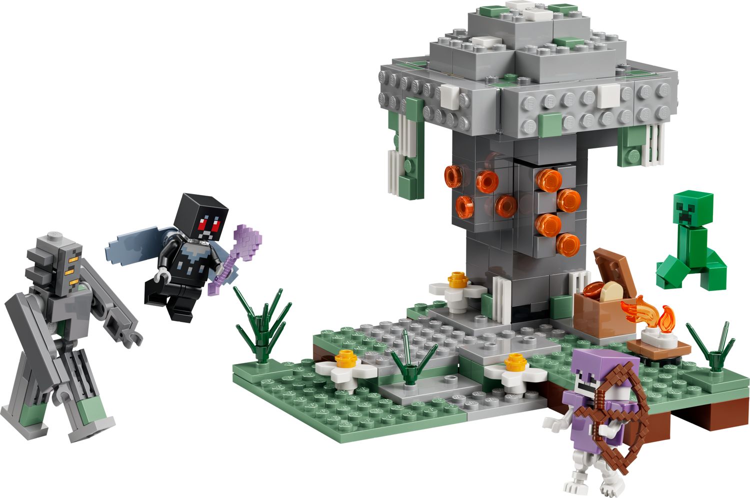 LEGO Minecraft The Pale Garden building set 243 pieces - British product