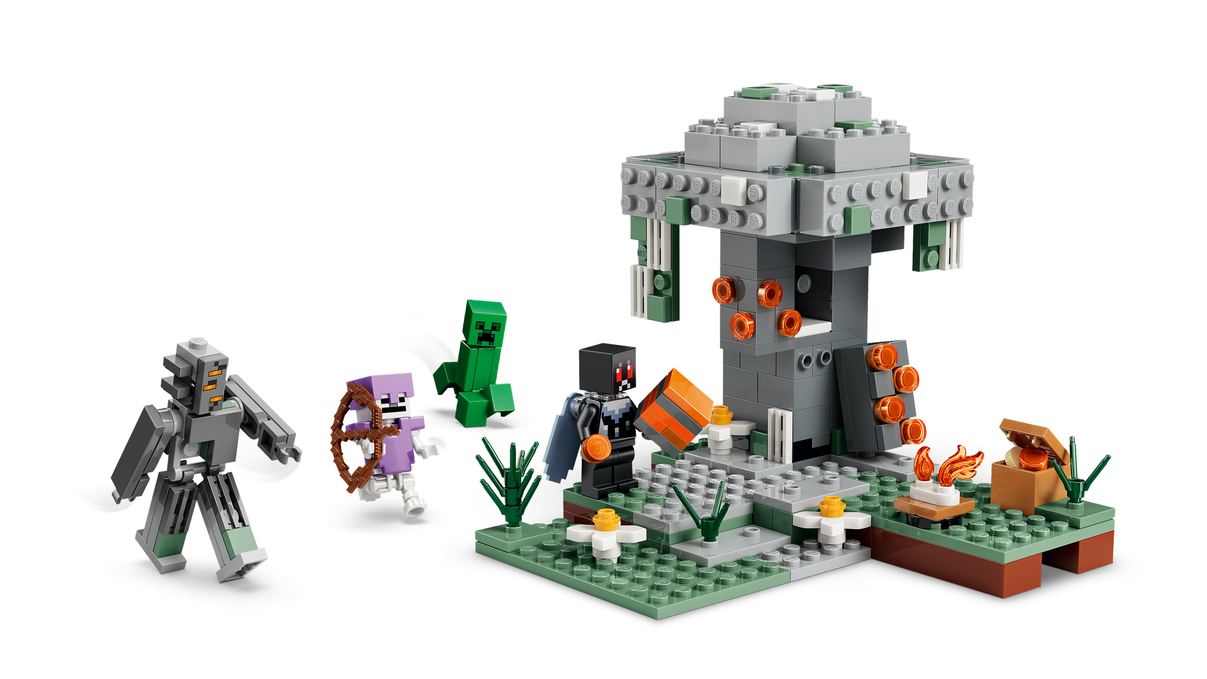 LEGO Minecraft The Pale Garden building set 243 pieces - British product