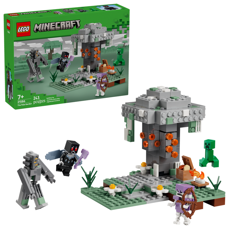 LEGO Minecraft The Pale Garden building set 243 pieces - British product