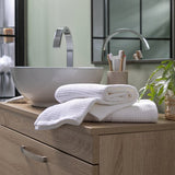 Habitat cotton hand towel in white, size L90 x W50cm, UK version