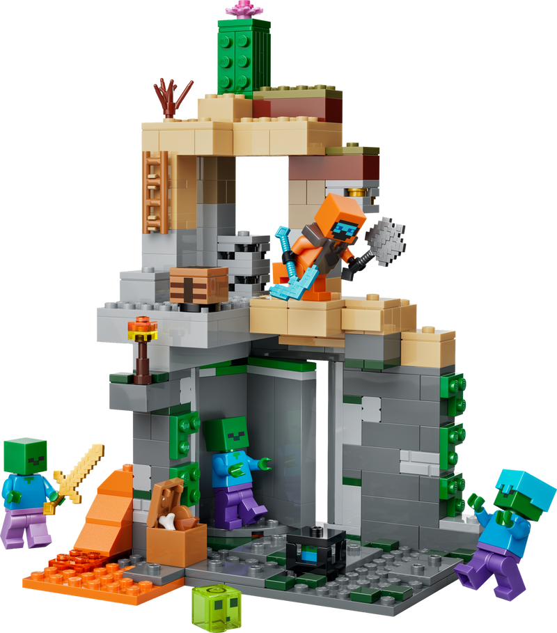 LEGO Minecraft Zombie Dungeon building set 284 pieces - British product