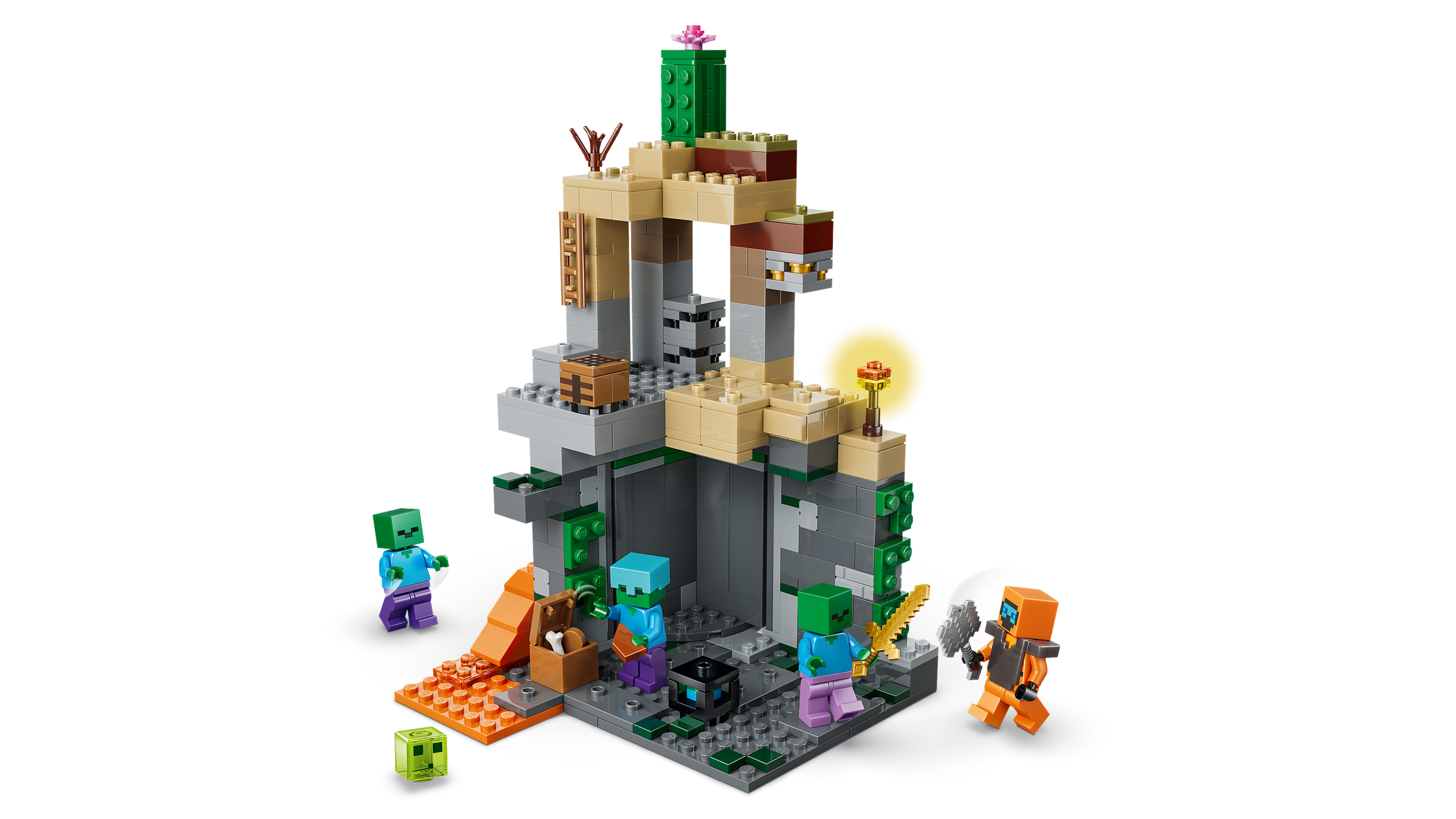 LEGO Minecraft Zombie Dungeon building set 284 pieces - British product