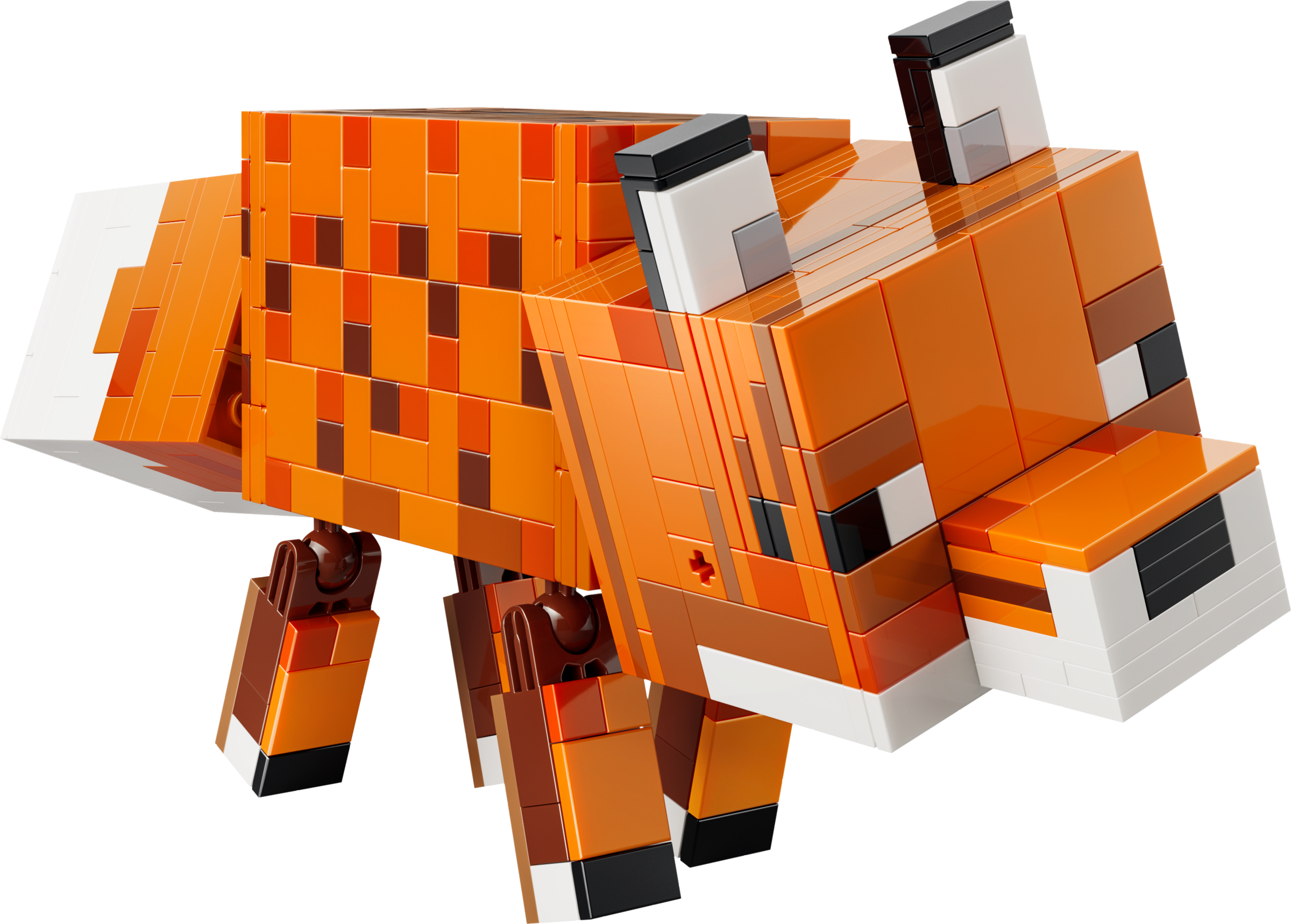 LEGO Minecraft fox building set, 497 pieces, imported from the UK