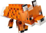LEGO Minecraft fox building set, 497 pieces, imported from the UK