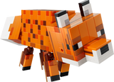 LEGO Minecraft fox building set, 497 pieces, imported from the UK