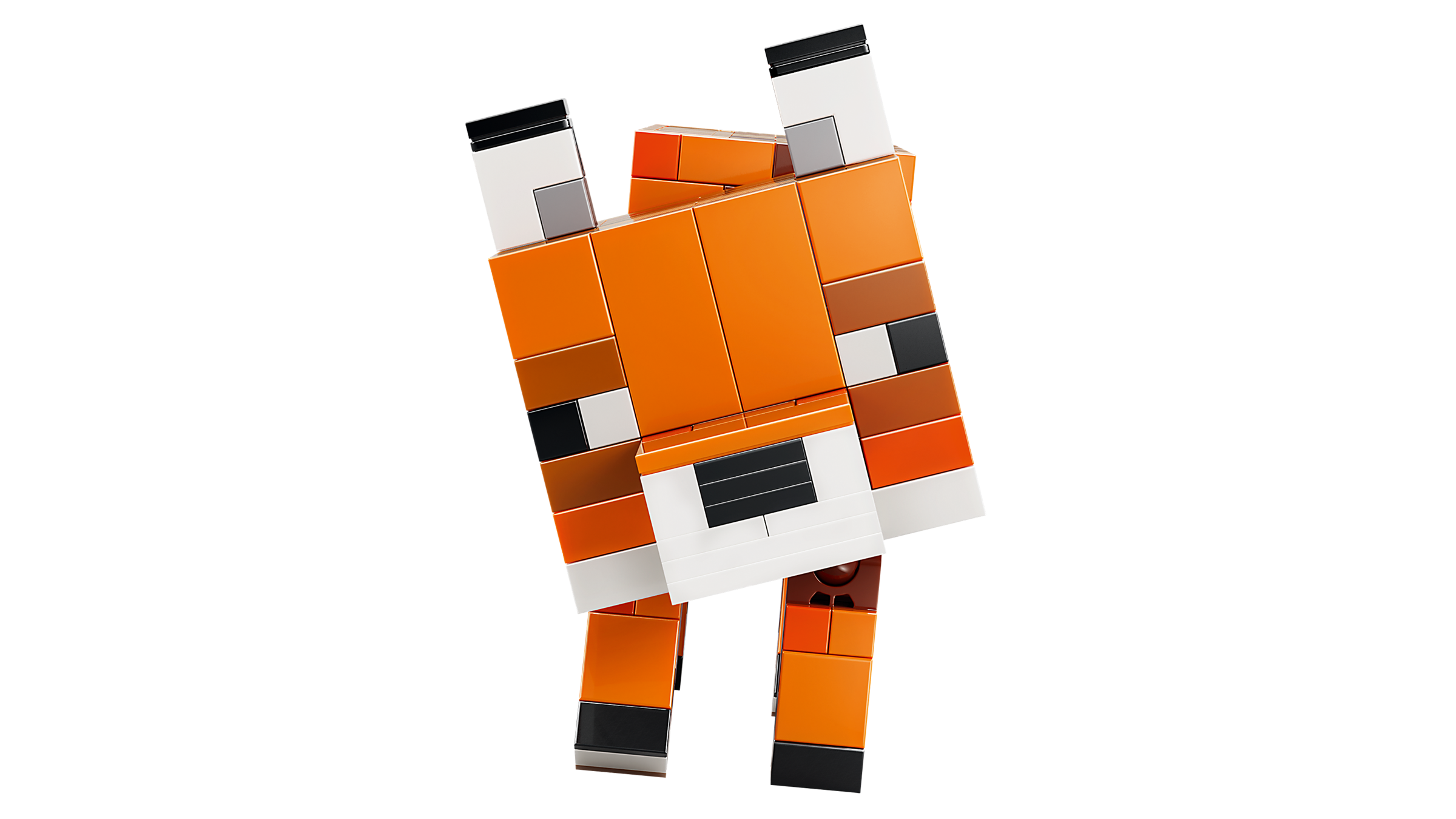 LEGO Minecraft fox building set, 497 pieces, imported from the UK