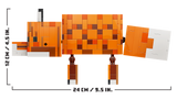 LEGO Minecraft fox building set, 497 pieces, imported from the UK