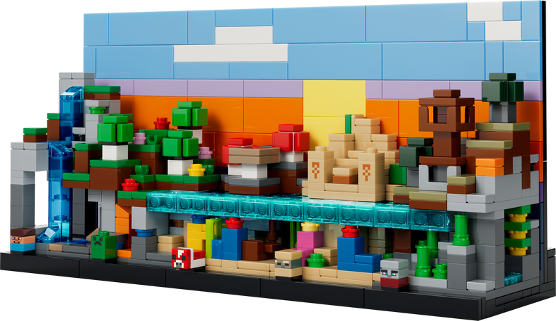 LEGO Minecraft building set Mini Biomes 797 pieces, UK version