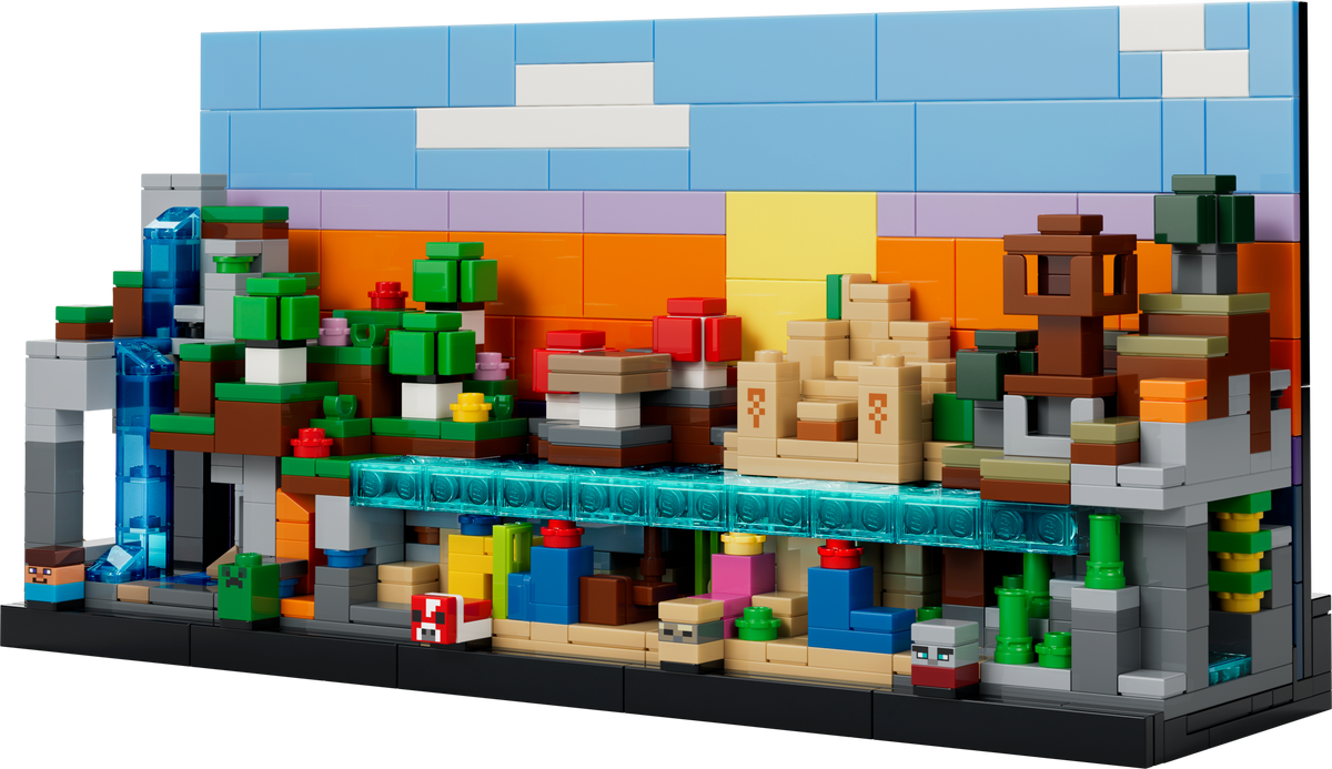 LEGO Minecraft building set Mini Biomes 797 pieces, UK version