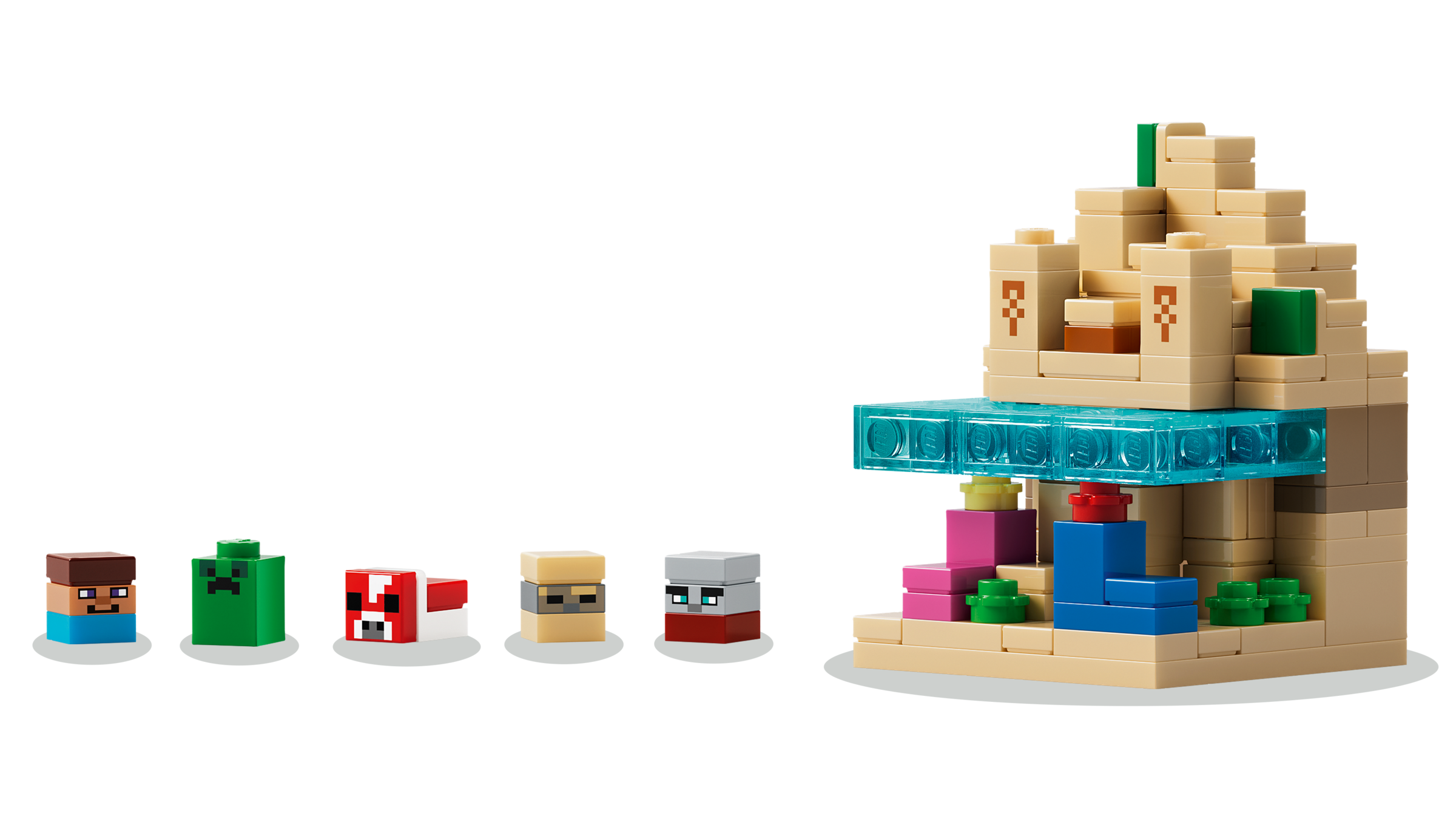 LEGO Minecraft building set Mini Biomes 797 pieces, UK version