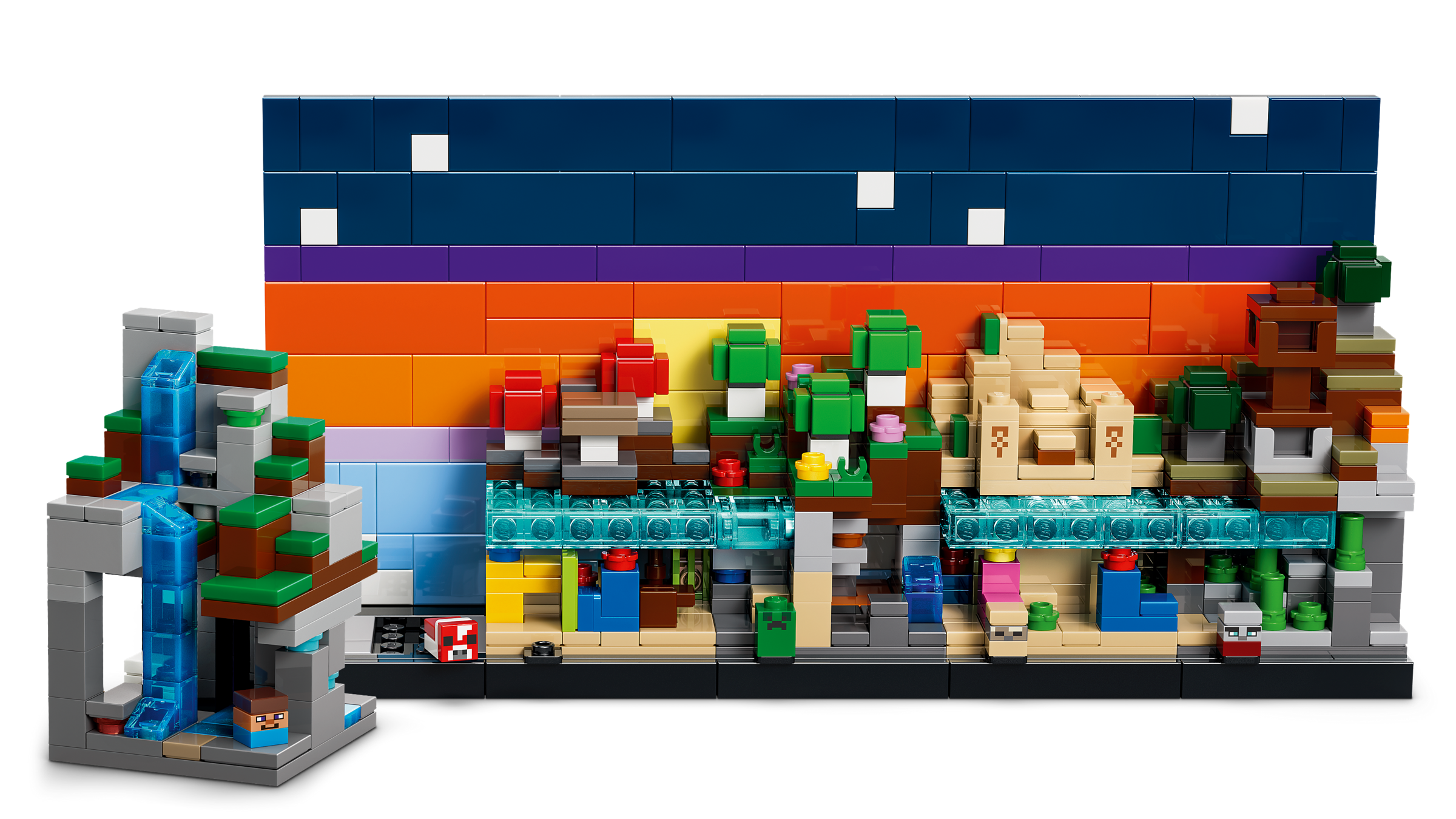 LEGO Minecraft building set Mini Biomes 797 pieces, UK version