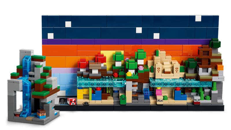 LEGO Minecraft building set Mini Biomes 797 pieces, UK version