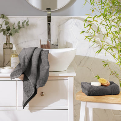 منشفة يد Habitat Hygro Anti-Bac رمادية عبوة من 2 90 سم × 50 سم من Argos - اشتري عبر الإنترنت على McGrocer
