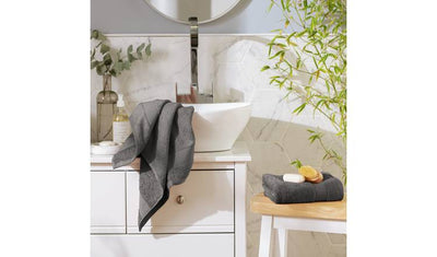 منشفة يد Habitat Hygro Anti-Bac رمادية عبوة من 2 90 سم × 50 سم من Argos - اشتري عبر الإنترنت على McGrocer