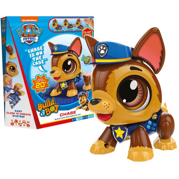 Build A Bot Paw Patrol Chase robot toy, UK version