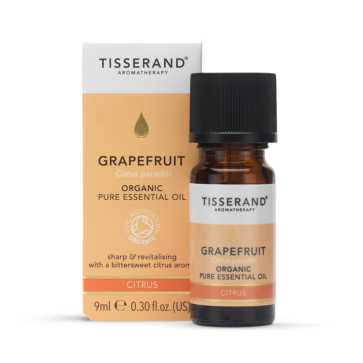 Tisserand Grapefruit Organic Essential Oil 9ml (British brand)